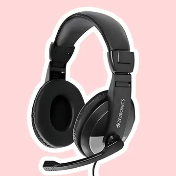 Picture of ZEBRONICS Zeb-200HM Wired On Ear Headphone