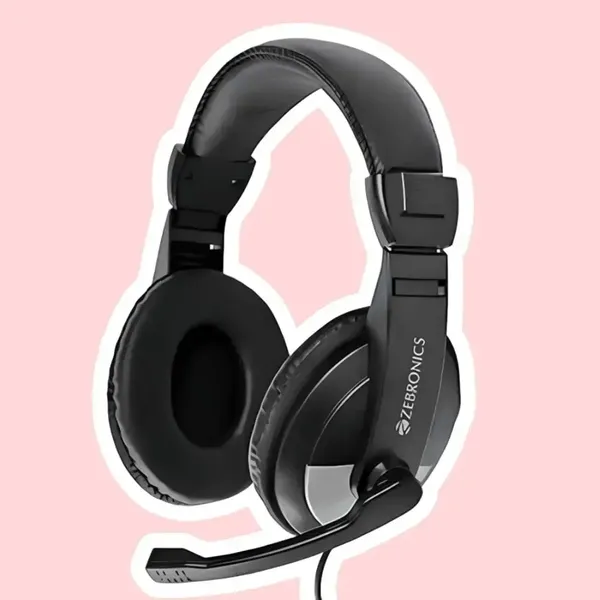 Picture of ZEBRONICS Zeb-200HM Wired On Ear Headphone