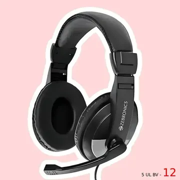 Picture of ZEBRONICS Zeb-200HM Wired On Ear Headphone