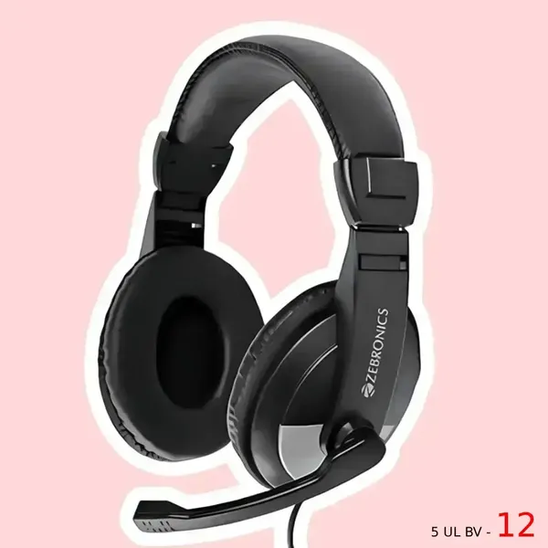 Picture of ZEBRONICS Zeb-200HM Wired On Ear Headphone